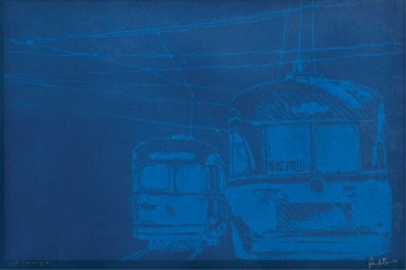Evening Car by Charles Pachter, 1972