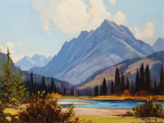 Kananaskis Valley by Roland Gissing, 1957