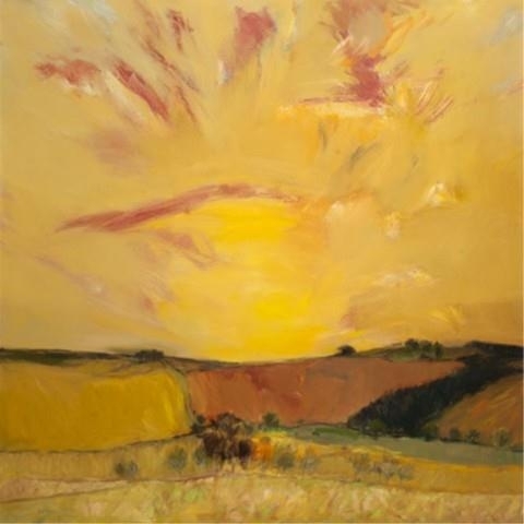 Sunset over Fife by John Houston, 1968-1972