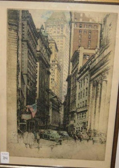 Wall Street, New York Stock Exchange by Robert Kasimir