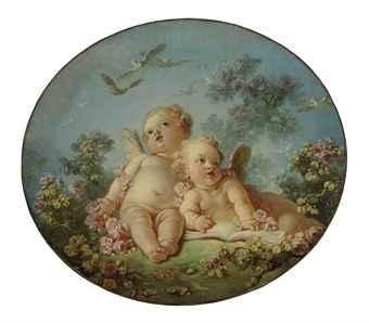 Spring: two cupids
