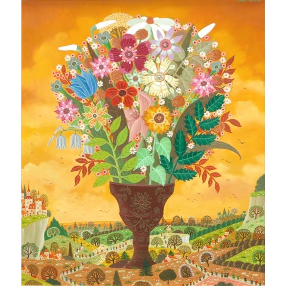 Bouquet dans un Paysage by Alain Thomas