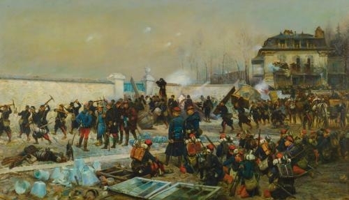 Champigny; Décembre 1870 by Édouard Jean Baptiste Detaille, 1879