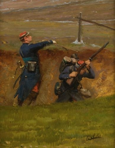 Dans un ravin by Édouard Jean Baptiste Detaille