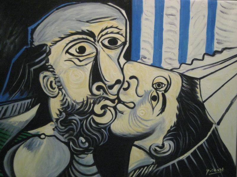 Man and woman by Pablo Picasso