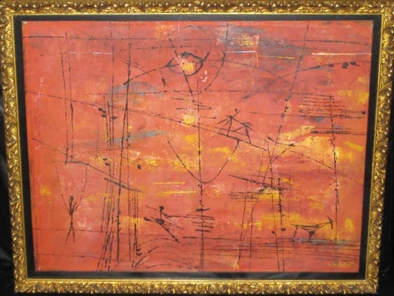 Acrobats by Howard Schleeter, 1955