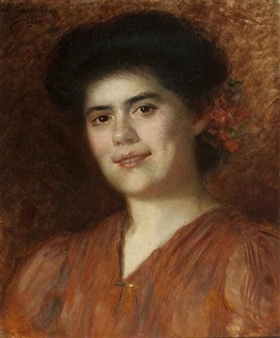 Portrait of a Young Woman - Madeleine Cartailhes
