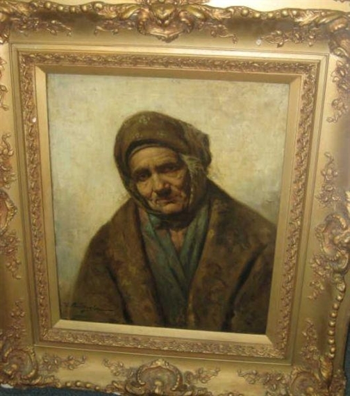 Portrait of an elderly woman by Donatus Buongiorno