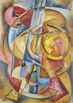 Herakles und der nemeische Löwe by Thomas Ring, 1968