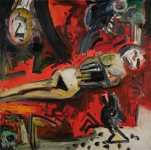 Time and the raven by John Bellany, 1982