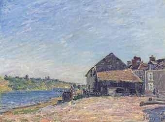 Saint-Mammès by Alfred Sisley, 1885