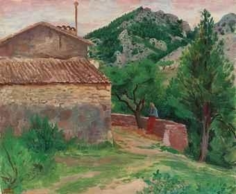 Le Mas de Galeron en Provence by Augustus Edwin John, 1930s