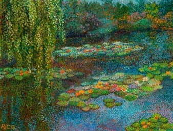 Giverny's Water Lilies - Rita Hoffman Shulak