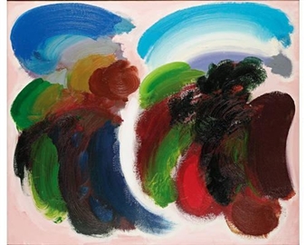 Untitled English landscape - William Tillyer