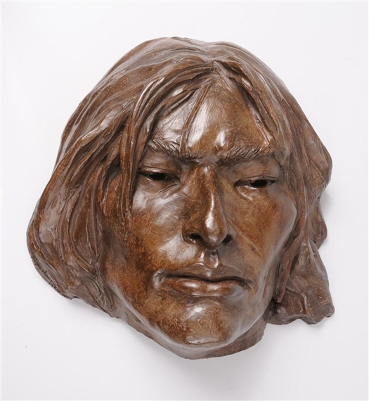 HEAD OF A BRAVE by Glenna Goodacre, 1999
