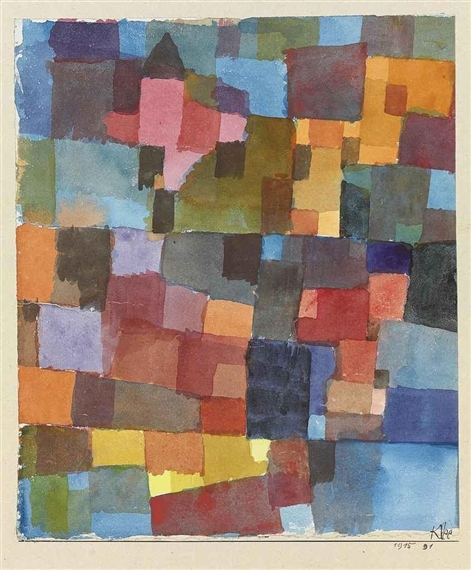 Paul Klee | Mittelalterliche Stadt (1915) | MutualArt