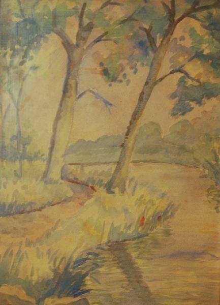 Armand Henri Rouiller | Sentier au bord de la Venoge | MutualArt