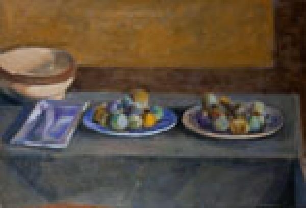 Artwork by Albert Chavaz, Reines Claudes, Made of oil on canvas