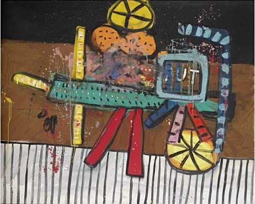 Little Tut's Wagon by Alan Davie, 1963