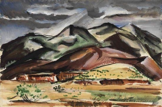Untitled (Californian Landscape) by Charles Alston, circa 1948