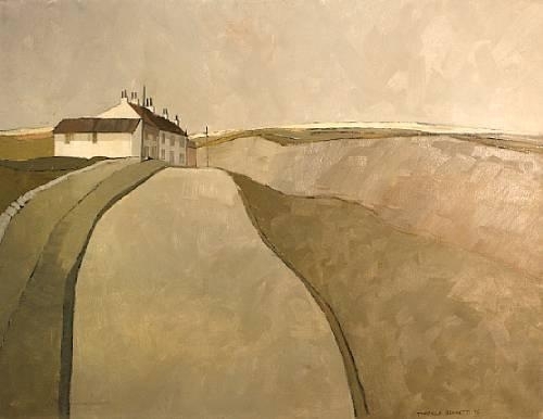 Terence Bennett | House in a gray landscape (1975) | MutualArt