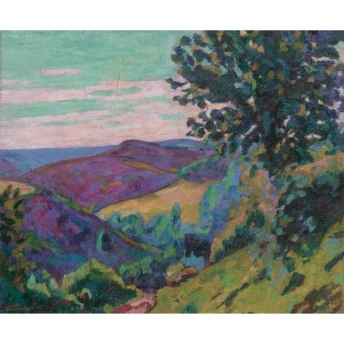 Paysage de Crozant by Armand Guillaumin, 1922