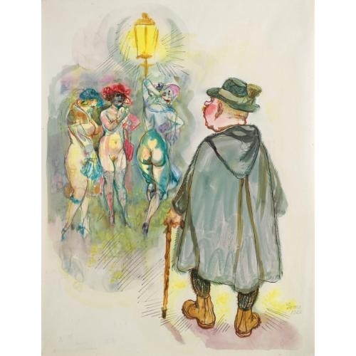 3 Sirenen by George Grosz, 1926