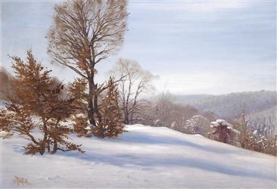 Winter landscape by Anton Filkuka
