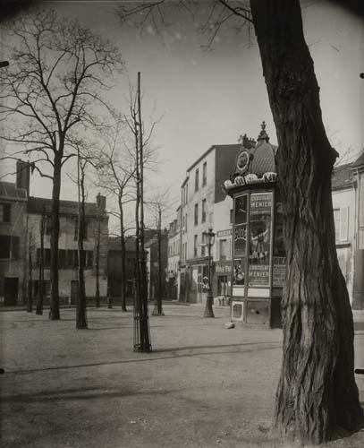 Place de Tertre, Montmartre, Paris by Eugène Atget, Berenice Abbott, Circa 1927; printed 1930s