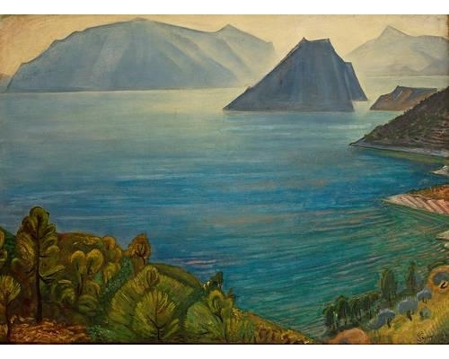 View of Milos island by Valias Semertzidis