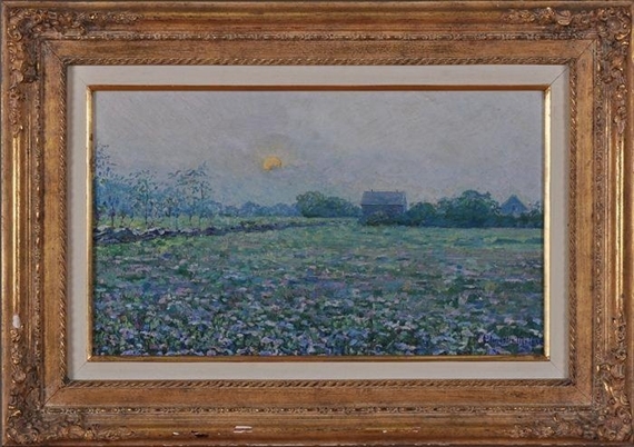 BLUE FLOWER MEADOW by Blondelle Malone