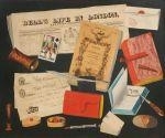 A trompe l'oeil of sporting accessories - C. Parker