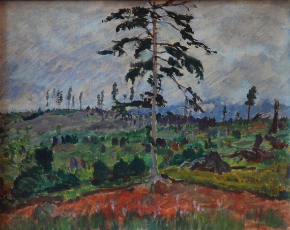 Landscape by Antonín Hudeček