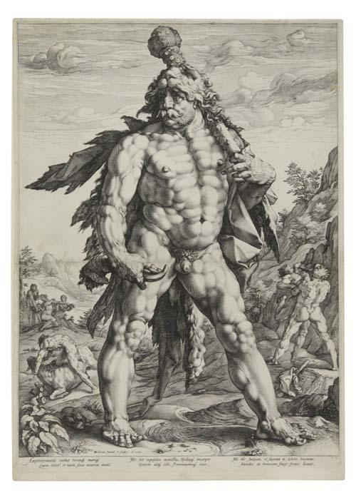 The Great Hercules by Hendrick Goltzius, 1589