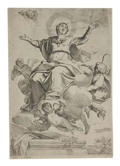 The Assumption of the Virgin by Carlo Maratta, circa 1650