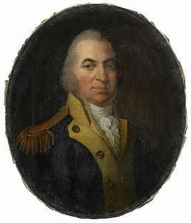 Porträtt sannolikt föreställande kammarherren adelsmannen Axel Wilhelm Gyllenkrook (1739-1788) iklädd adelsuniform - midjebild by Adolf-Ulrik Wertmüller