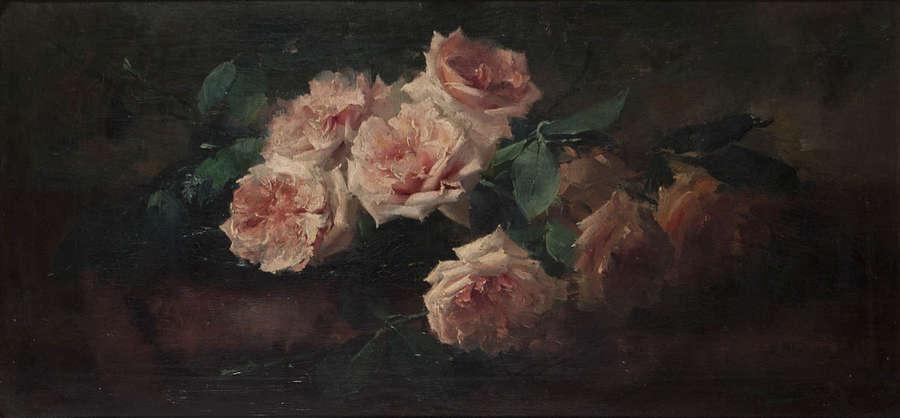Frans Mortelmans | Still life with roses | MutualArt