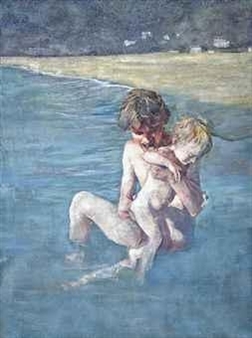 Bathing time - Henry Korda