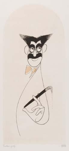 Al Hirschfeld | Groucho: a Life in Revue [Frank Ferrante] | MutualArt