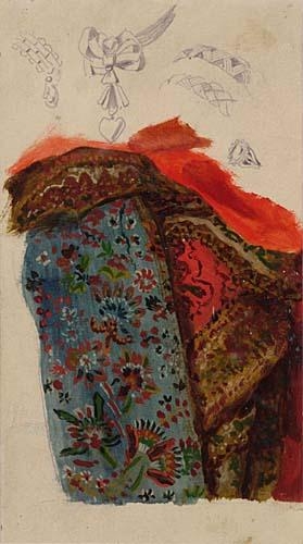 Adolph von Menzel | Decorative Textile Study | MutualArt