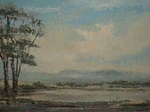 Landscape with Trees & Dam by Robert Ottens