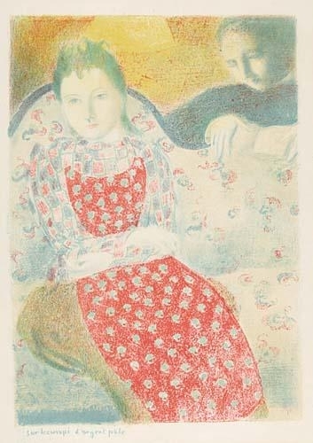 Sur le Canapé d'Argent Pâle by Maurice Denis, 1898