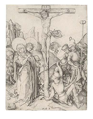 The Crucifixion by Martin Schongauer, circa 1480