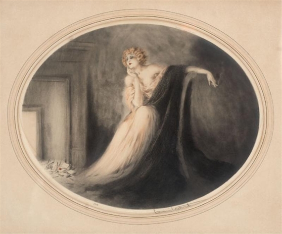 louis icart cigarette Memories by on artnet Louis Icart Etching "Cigarette Memories"