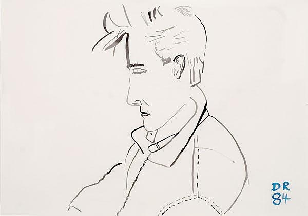 Artwork by David Robilliard, Untitled, Made of ink on paper