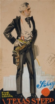 Selig Reel Drama illustrations (group of seven) - Daniel Sayre Groesbeck