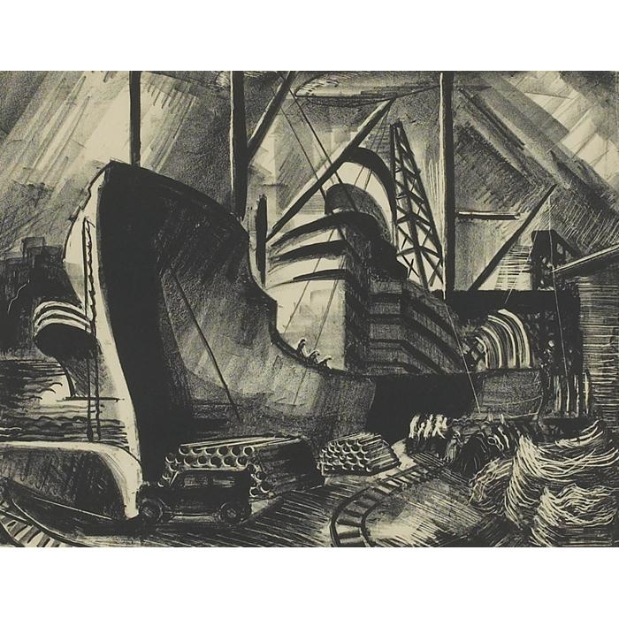 Artwork by Glenn Anthony Wessels, Iron for Japan, Made of lithograph