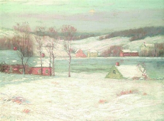 Winter Afternoon - Leonard Ochtman