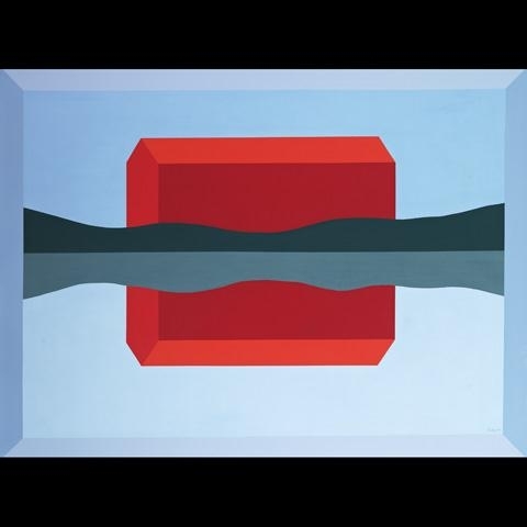 Red Barn Reflected by Charles Pachter, 2003