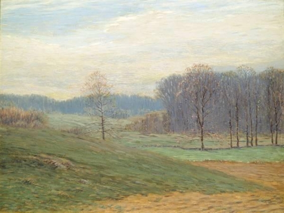 Spring Morning in Connecticut by Leonard Ochtman